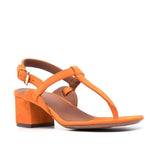 kamames Fashion Clip Toe Sandals Thick Heel T-Belt Large-Size Women's Shoes E-Commerce