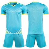 Adult Football Jerseys Outfit Boys girls Men's Soccer Jerseys Sets Children Adult Running Training Uniform Soccer Clothes