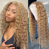 30 Inch Water Lace Front Wigs For Black Women Curly Full Human Hair 360 Wet And Wavy Loose Deep Wave Frontal Wig