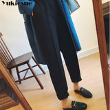 kamames Thicken Women Pencil Pants clothes Wool Pants Female Autumn High Waist Loose Trousers Capris Good Fabric