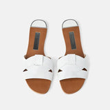 kamames ZARZ 2022 Summer New Fashion Crystal Square Toe Flat Sexy Outer Wear Sandals And Slippers Women Luxury Brand Woman Beach Shoes