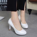 kamames kamames Comfortable Formal Dress Shoes, Stilettos, Round-Headed Professional Shoes, Black High-Heeled Work Shoes, Special Offer