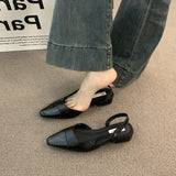 kamames kamames Heel Baotou Sandals Female French Tender Night Nude Pointed Small Fragrant Wind Lady Thick Heel Air Quality Single Shoes