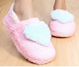 Retail!!! Lovely Ladies Home Floor Soft Women indoor Slippers Outsole Cotton-Padded Shoes Female Cashmere Warm Casual Shoes