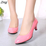 kamames leather Low Heels Shoes Women Professional Shoes Ladies Shallow Mouth Work Shoes Elegant Ladies Office Shoes