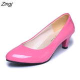 kamames leather Low Heels Shoes Women Professional Shoes Ladies Shallow Mouth Work Shoes Elegant Ladies Office Shoes