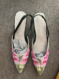 kamames kamames Pointed Thin Heels 2023 New Summer Chinese Style Shallow Hollow Out Single Shoes Women's Head Sandals