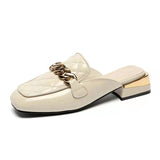 kamames kamames Heel Slippers Female 2023 Spring And Summer New Korean Version Of Fashion Women's Shoes With A Shallow Foot Pedal Head Slippers Female