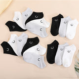 18pairs Girl's Smiling Face Pattern No Show Socks - Comfy Breathable Soft & Elastic Socks, Girls's Hosiery