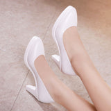 kamames Cheongsam Catwalk High Heels Women's Stilettos Black Large Size 4243 Professional Work Shoes
