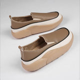 kamames Autumn White Loafers Women Trend Slip on Flat Casual Shoes for Women's Sneakers Fashion Platform Shoes Zapatillas Deporte