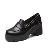 kamames Mary Jane Small Leather Shoes Jk Shoes, A New Style College Style Thick-Heeled Retro Uniform In Spring 2024