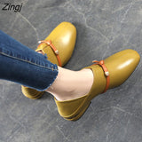 kamames New Women PU Leather Loafers Mixed Ladies Ballet Flats Shoes Female Spring Moccasins Casual Ballerina Shoes Women's Shoes