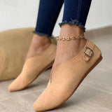 kamames 2023 New Women's Shoes, Single Shoes, Pointed, Low-End, Flat-Soled Casual Shoes Sold Directly.