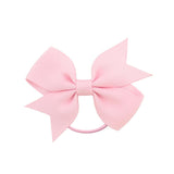 20pcs/lot Grosgrain Ribbon Hair Bands Ponytail Holder Rubber Band For Baby Girls Handmade Hair Rope Scrunchie Hair Accessories