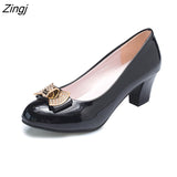 kamames New Fashion High Heels Women Pumps Woman Pointed Toe Sexy Wedding Shoes Ladies PU Leather Work Shoes