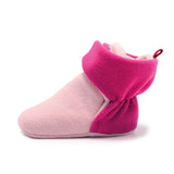 YWHUANSEN Unisex Baby Newborn Coral Fleece Bootie Winter Warm Infant Toddler Crib Shoes Girls Boys Floor First Walkers Boots