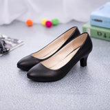 kamames The Spring And Autumn Of 2024, The New Round-Headed Women's Shoes, Large-Size Single Shoes, Thick Heels, Mother Shoes, Etiquette, Professional Work Shoes Are In Stock.
