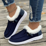 kamames Size 2024 Autumn And Winter New Thick-Soled Snow Boots With Plush And Thicker Hair To Keep Warm And Sew Cotton Shoes