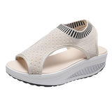 kamames Size Sandals Women 2022 Fashion Casual Platform Sandals Women Shoes Comfort Summer Soft Sport Sandals Breathable Sneakers