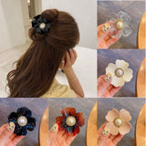 Sweet Flower Shape Hair Clips for Women Girls Hair Claw Chic Barrettes Claw Crab Hairpins Styling Bohemia Hair Accessories Gift