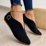 kamames Comfort Pointed Toe Suede Women Flats Shoes Woman Sneakers Summer Fashion Casual Shoes Women Loafers Zapatos Mujer Plus