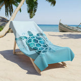 Extra Large Sea Turtle Print Microfiber Beach Towel - Super Absorbent, Quick-Dry Bath Mat For Travel, Pool, Yoga & Camping