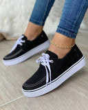 kamames Planos Canvas Shoes Women 2022 New Arrival Autumn Plus Size Lace Up Flats Women Platform Casual Shoes Zapatillas Mujer