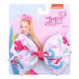 JOJO Bows Jojo Siwa Rainbow Printed Knot Ribbon Bow For Girls Handmade Boutique Hair Clip Children Hair Accessories