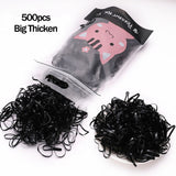 1000pcs/Pack Girls Colorful Small Disposable Rubber Bands Gum For Ponytail Holder Elastic Hair Bands Fashion Hair Accessories