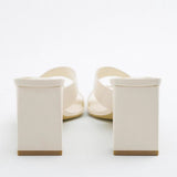 kamames ZARZ Summer Sandals Women 2022 Luxury Brand New Cross Leather Fashion Square Toe High Heel Muller Sandals Slippers Woman Shoes