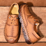 kamames kamames Men's Baotou Leather Shoes In Spring Korean Sports Trend Daily Casual Shoes Collision-Proof Men's Shoes