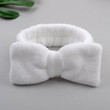 2021 New OMG Letter Coral Fleece Wash Face Bow Hairbands For Women Girls Headbands Headwear Hair Bands Turban Hair Accessories