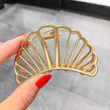 New Woman Metal Hair Claws Hair Accessories Chic Barrettes Hair Clips Hairpins Ladies Hairgrip Headwear Girls Ornaments Crab