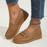 kamames kamames Doudou Shoes For Women In Summer 2023 Round Head Flat-Bottomed Simple Casual Mother Shoes