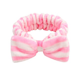 2022 New OMG Letter Coral Fleece Wash Face Bow Hairbands For Women Girls Headbands Headwear Hair Bands Turban Hair Accessories