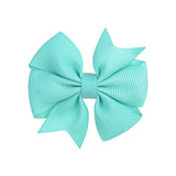 2 Inches Candy Color Baby Mini Small Bowknot Hair Clips For Cute Girls Safety Hairpins Barrettes Headwear Kids Hair Accessories