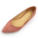 kamames kamames Bird Spring New Korean Version Fine Heel Suede Tip Low Heel Single Shoes Women Small Heel Large Size Black Work Shoes Women