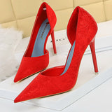 BIGTREE Shoes Fashion Woman Pumps 2022 New Women Heels Stiletto Sexy Office Shoes Large Size Ladies Shoes Pumps Female Heels