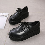 kamames Spring New Style Chaojiahara Thick-Soled Pastry Shoes Magazine British Retro Style Single Shoes Women's Shoes