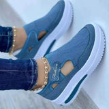 kamames Sneakers Women 2022 Summer New Breathable Mesh Wedge Casual Sport Shoes of Women Size 43 Non Slip Woman Vulcanize Shoes
