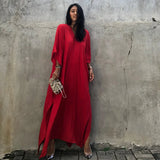 kamames Strapless Criss Cross Slim Party Dress Off Shoulder Women Long Dress 2022 Autumn Lantern Sleeve Backless Maxi Dress A1042