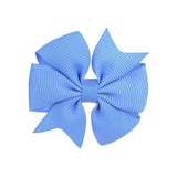 2 Inches Candy Color Baby Mini Small Bowknot Hair Clips For Cute Girls Safety Hairpins Barrettes Headwear Kids Hair Accessories