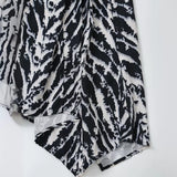 kamames Spring Animal Print Silk Satin Dress 9878081