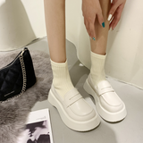 kamames Women Flats Platform Chelsea Sock Boots Autumn Winter 2023 New Fashion Knitting Ankle Boots Casual Shoes Motorcycle Boots Mujer