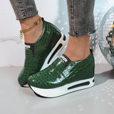 kamames kamames Leisure Large-Size Shallow-Mouth Single Shoes In The Autumn Of 2023 Women's Sports Shoes With Raised Cakes Soles