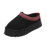 kamames Ankle Snow Boots Women Winter 2022 New Brand Fur Short Plush Warm Flats Slippers Platform Shoes Flip Flops Suede Boots