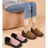 kamames kamames Shoes Women's 2023 Autumn New Velvet Soft-Soled Women's Shoes Lazy Shoes With One Foot On Casual Beans Cotton-Padded Shoes