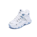 kamames Shoes Ladies High Top Sneakers Winter 2022 Lace-up Warm Plush Platform Shoes Women's Casual Sport Shoes Zapatillas Mujer