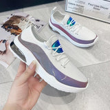 kamames Fashion Casual Sport Shoes of Women Breathable Mesh Women Wedge Sneakers Light Flat Trainer Female Size 43 Zapatos Mujer
